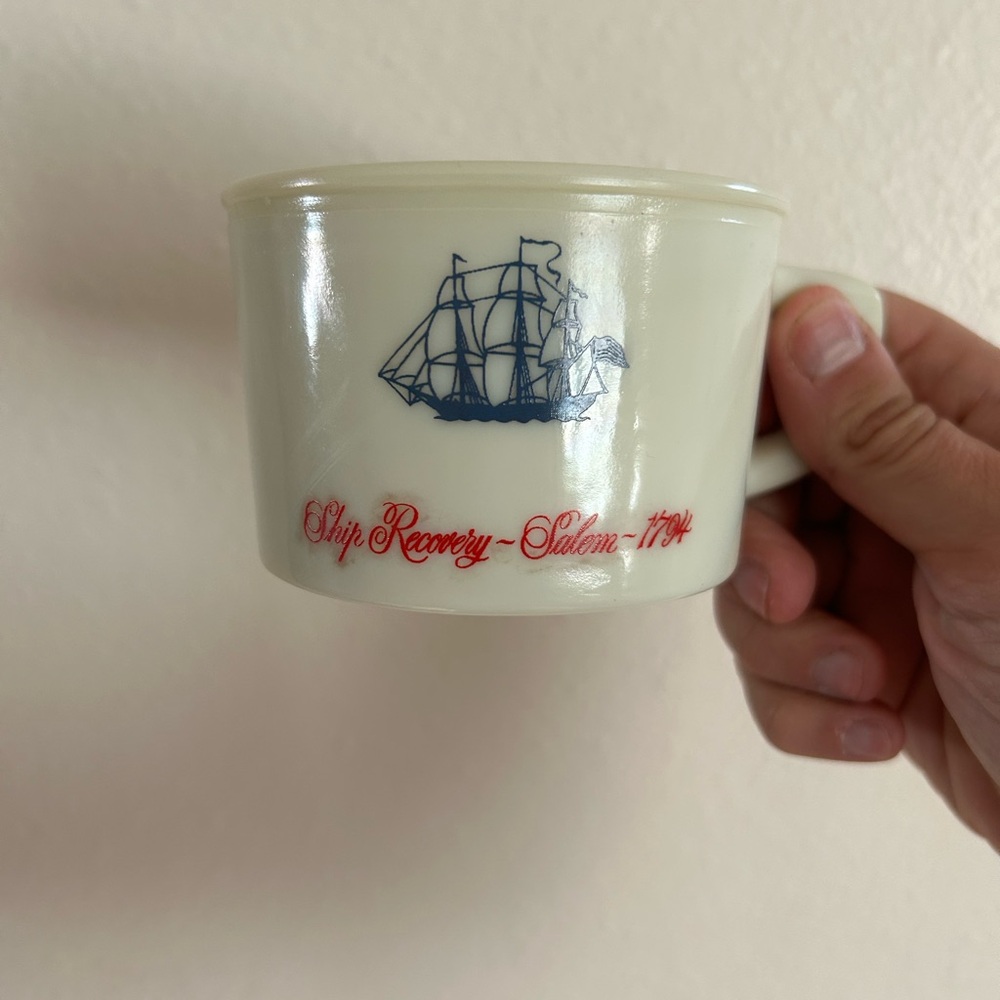 Vintage Old Spice Shulton Salem Ship Shaving Mug 1794